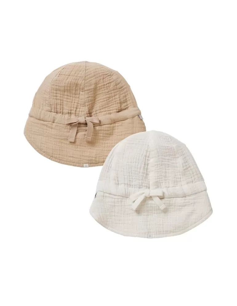 Cheap Noppies Bonnet Boley - Reversible - Whisper White