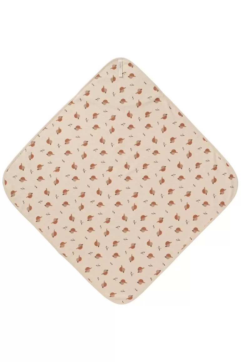 Best Noppies Cape De Bain Printed Duck Baby Hooded Towel - Indian Tan