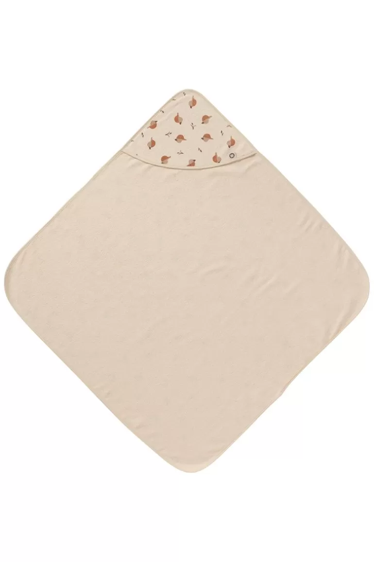 Best Noppies Cape De Bain Printed Duck Baby Hooded Towel - Indian Tan