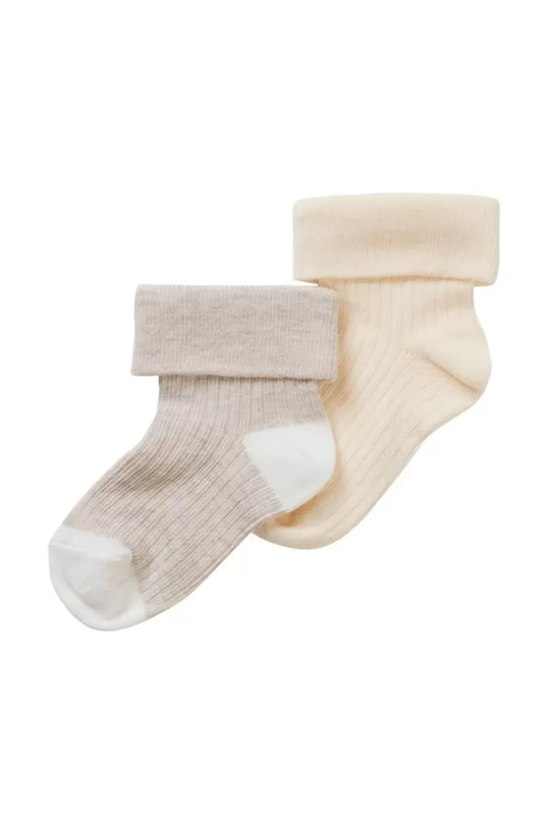 Fashion Noppies Chaussettes (2 Paires) Breese - Oatmeal