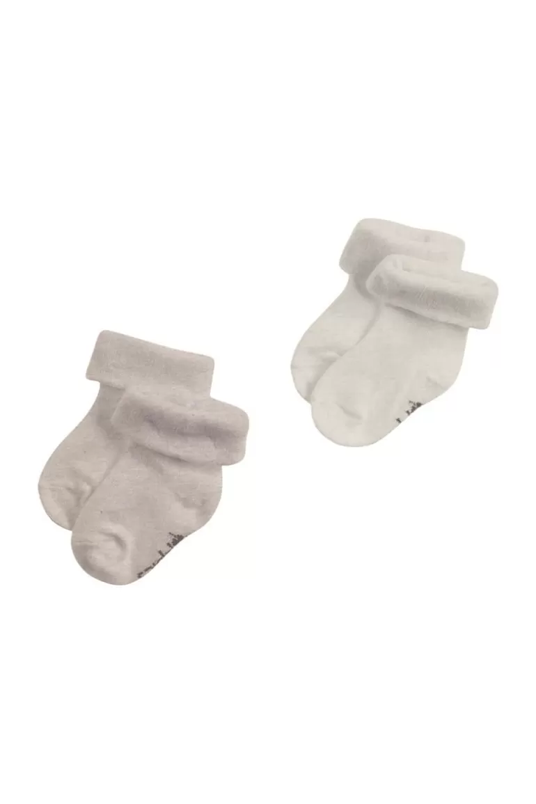 Sale Noppies Chaussettes (2 Paires) Kai - Taupe Melange