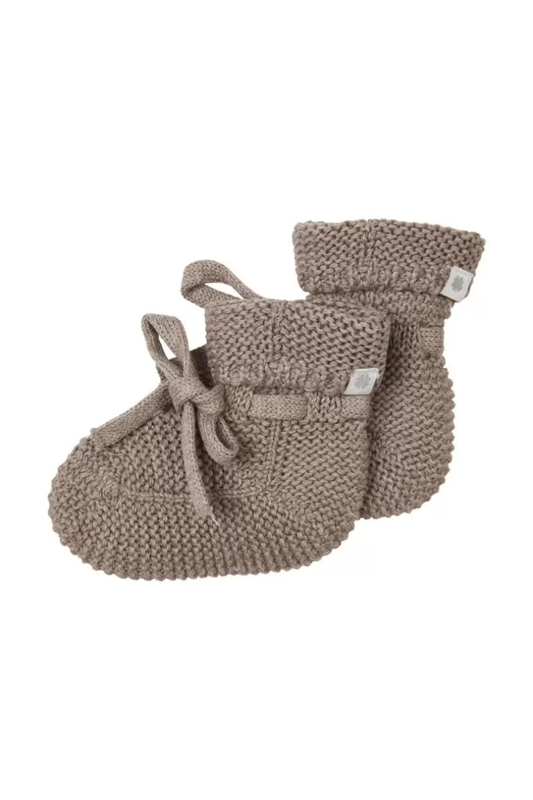 Hot Noppies Chaussons Bébé Nelson - Taupe Melange