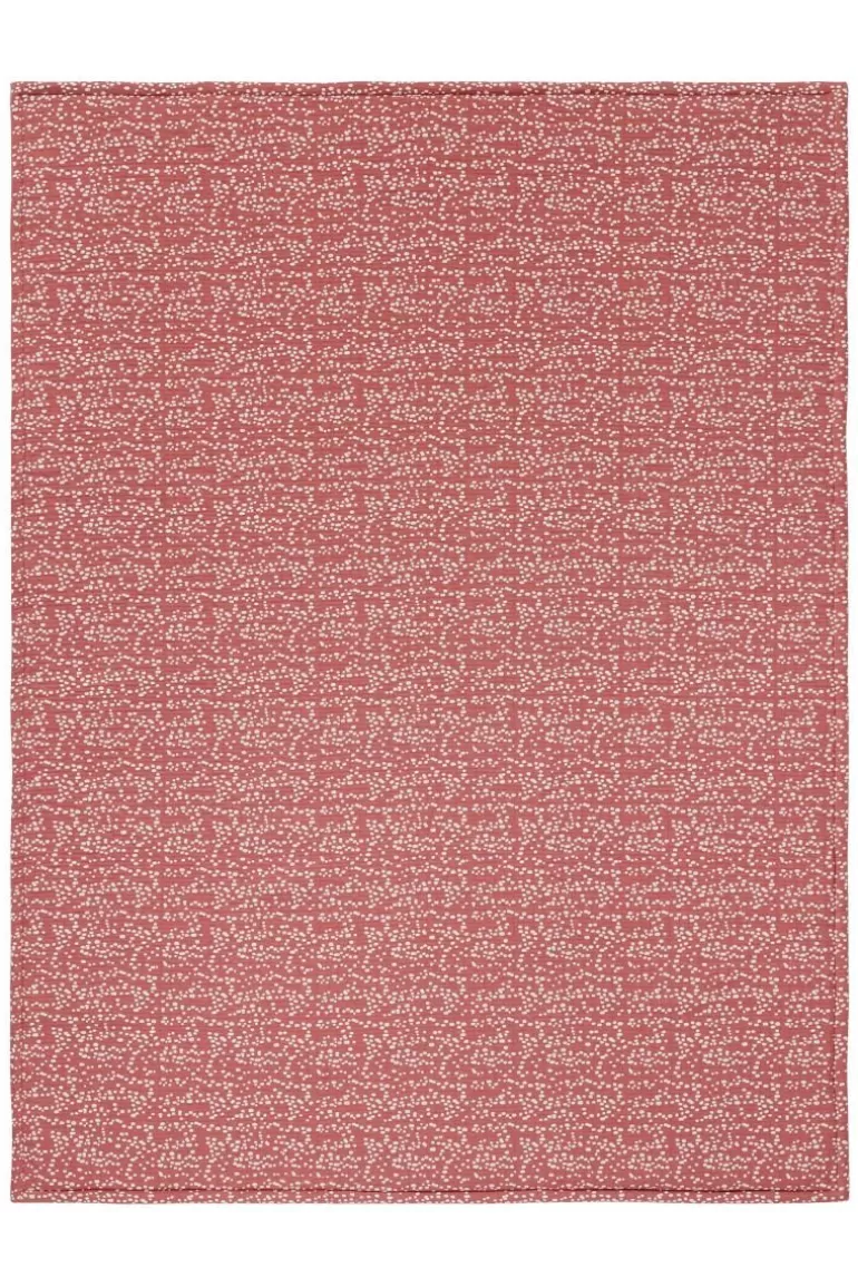 Sale Noppies Couverture De Berceau Teddy Fancy Dot 75x100 Cm - Brick Dust