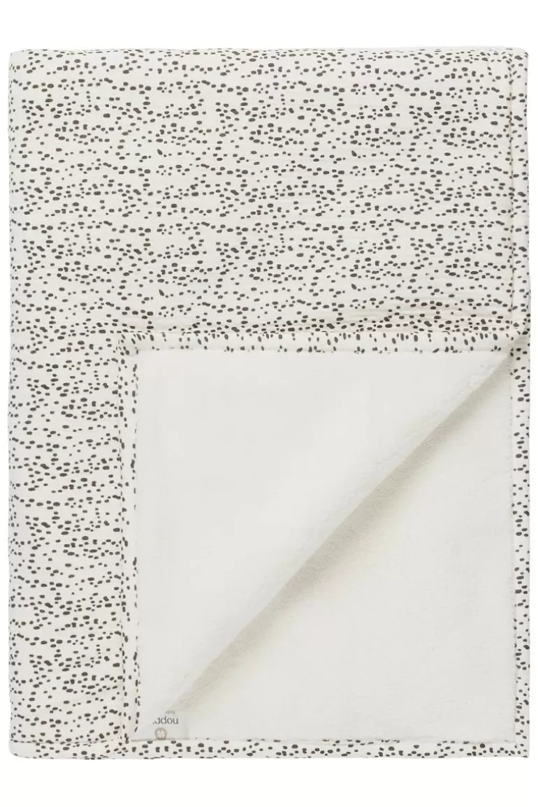 Online Noppies Couverture De Berceau Teddy Fancy Dot 75x100 Cm - Jet Stream