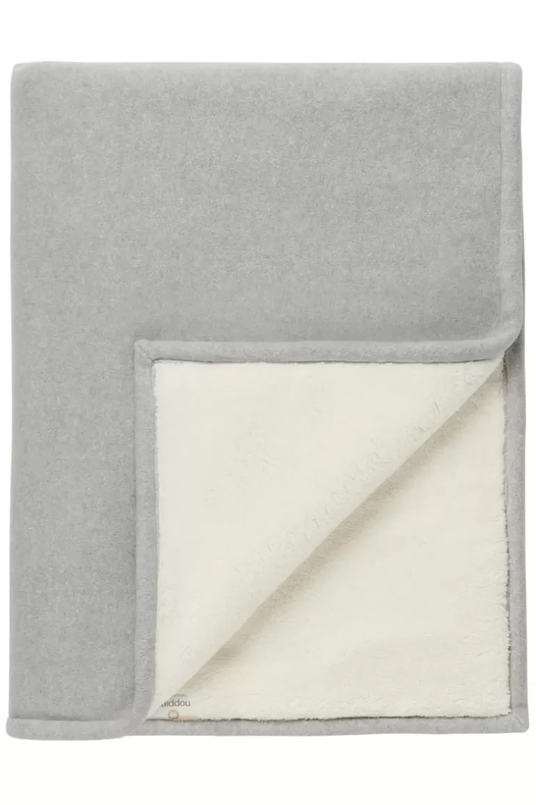 Sale Noppies Couverture De Berceau Teddy Fantasy Fleece 75x100 Cm - Grey Melange