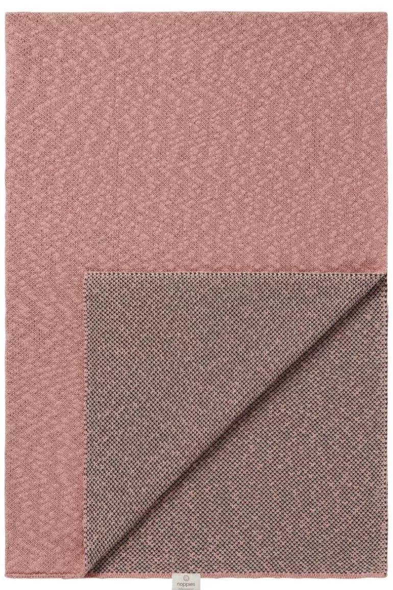 Store Noppies Couverture De Lit Bébé Melange Knit 100x140 Cm - Misty Rose