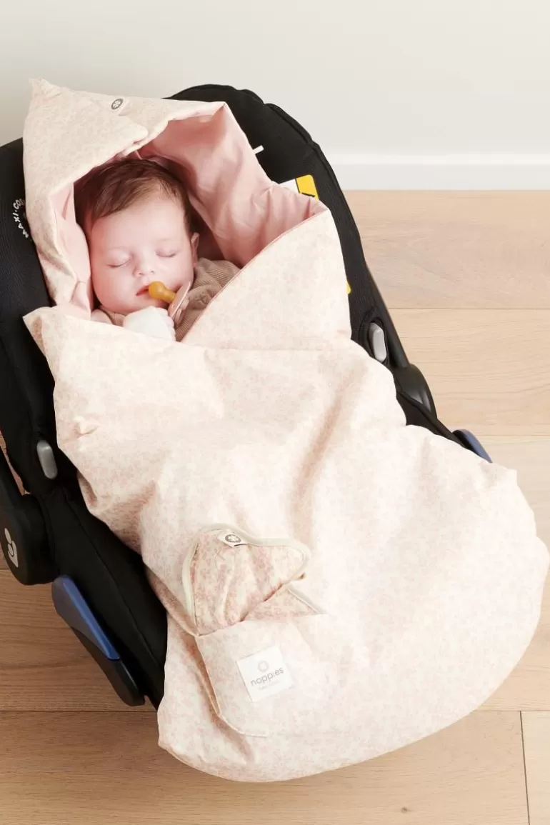 Flash Sale Noppies Couvre-pieds Pour Siège De Voiture Botanical TOG 3.0 - Misty Rose