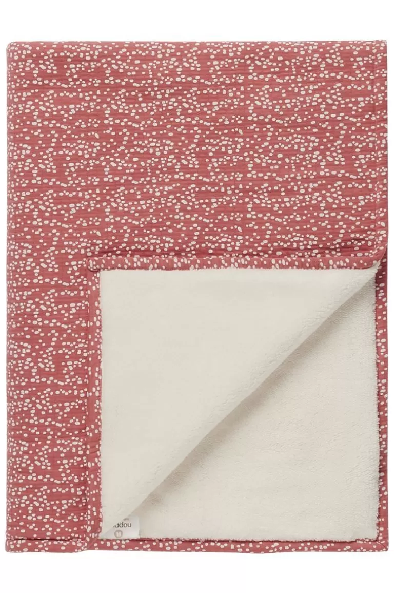 Cheap Noppies Drap De Berceau Teddy Fancy Dot Crib Blanket - Brick Dust