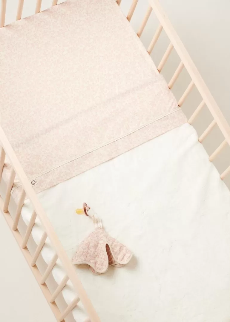 Best Sale Noppies Drap-housse De Lit Bébé Botanical - Misty Rose