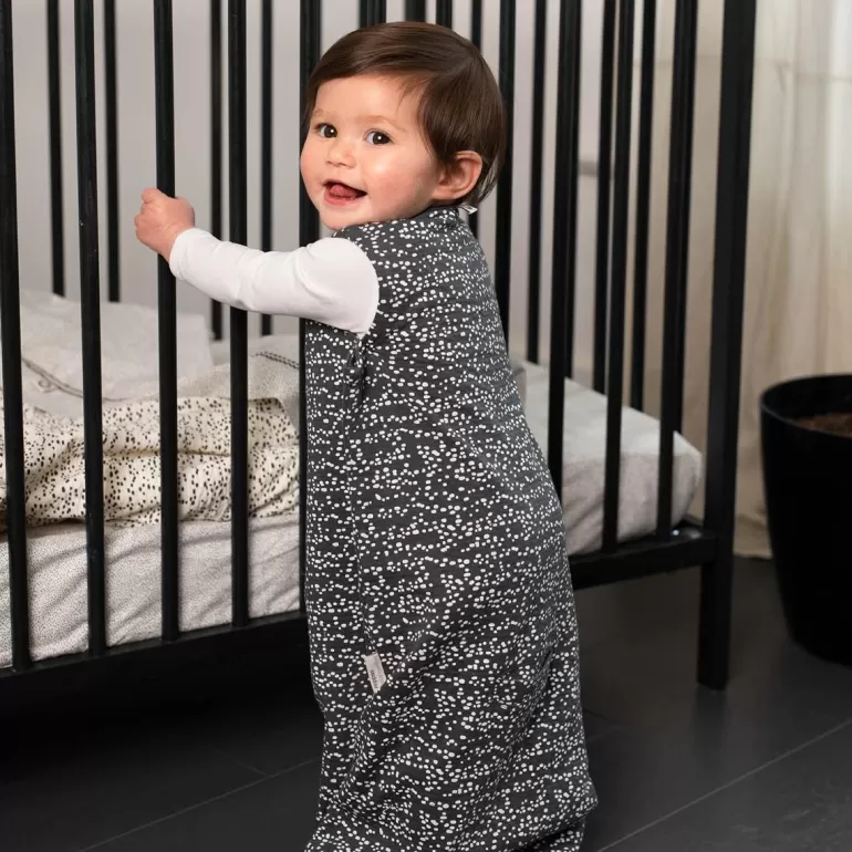 Hot Noppies Draps De Lit Bébé Tiny Dot 110x140 Cm - Jet Stream