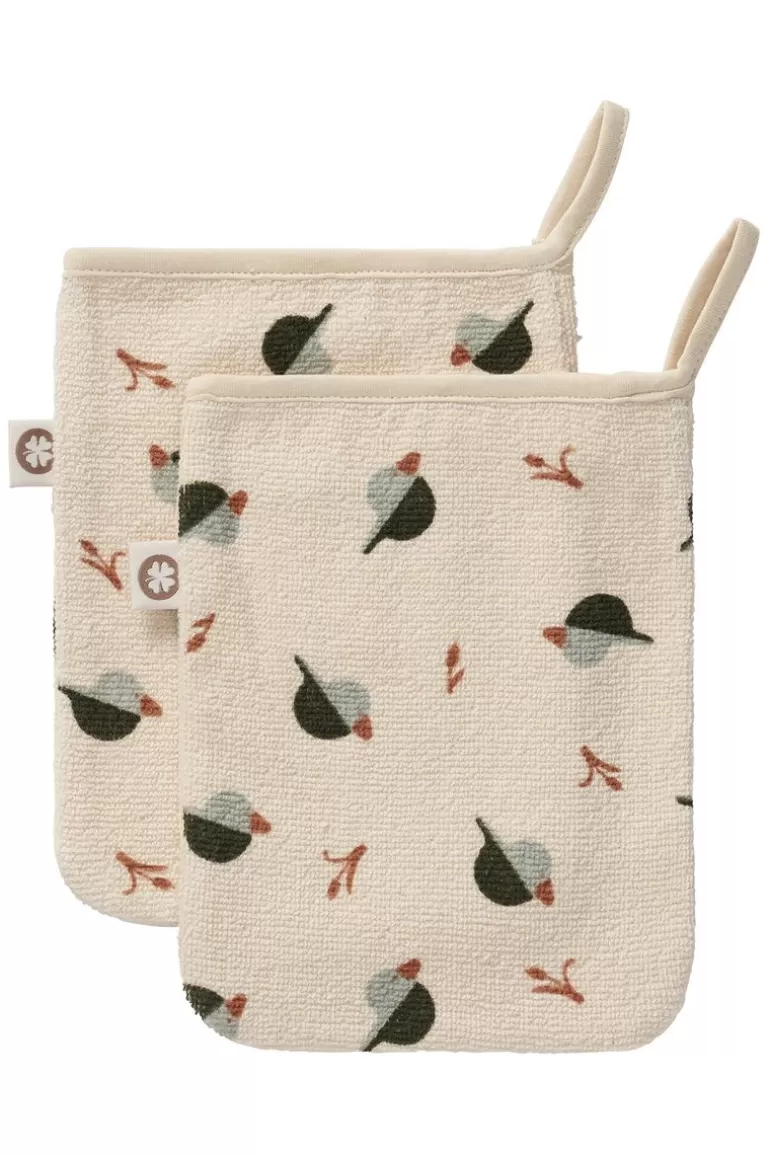 Best Noppies Gant De Toilette Printed Duck Terry Wash Cloths - Beetle