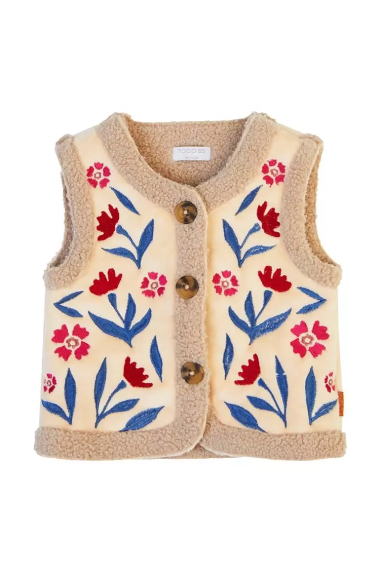 Sale Noppies Gilet Ferin - Butter Cream