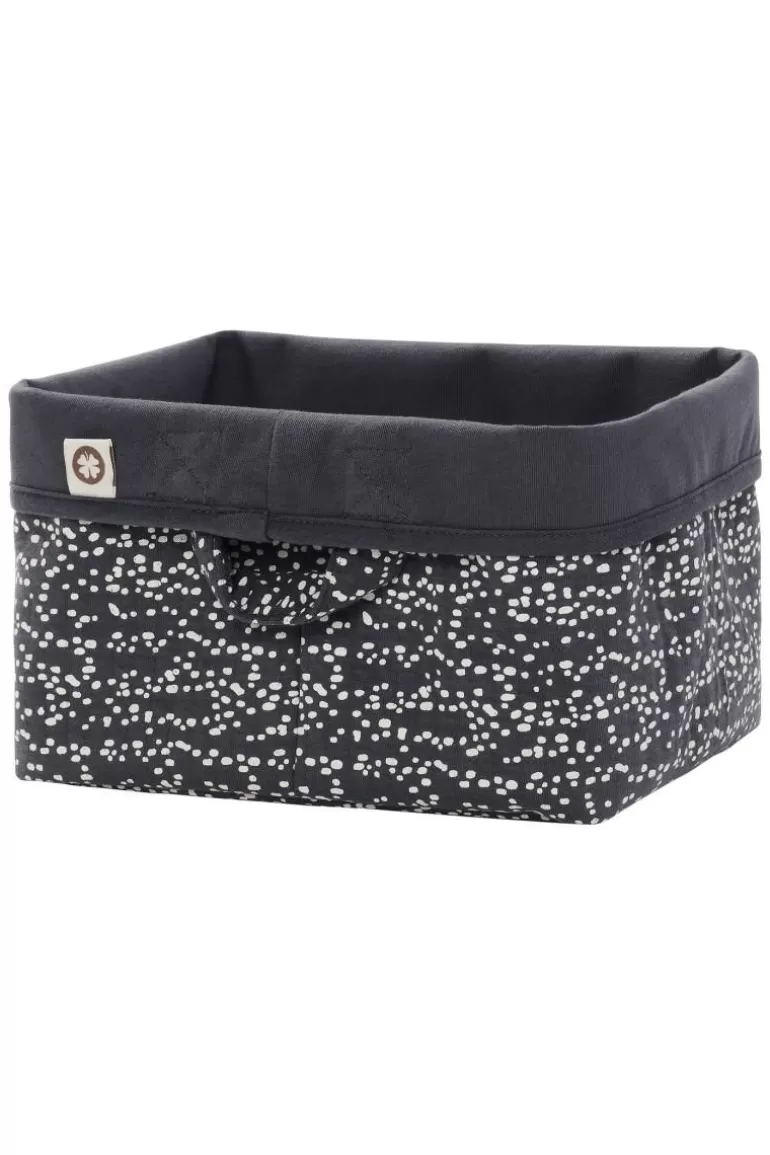 Online Noppies Panier De Commode Fancy Dot Size M - Forged Iron