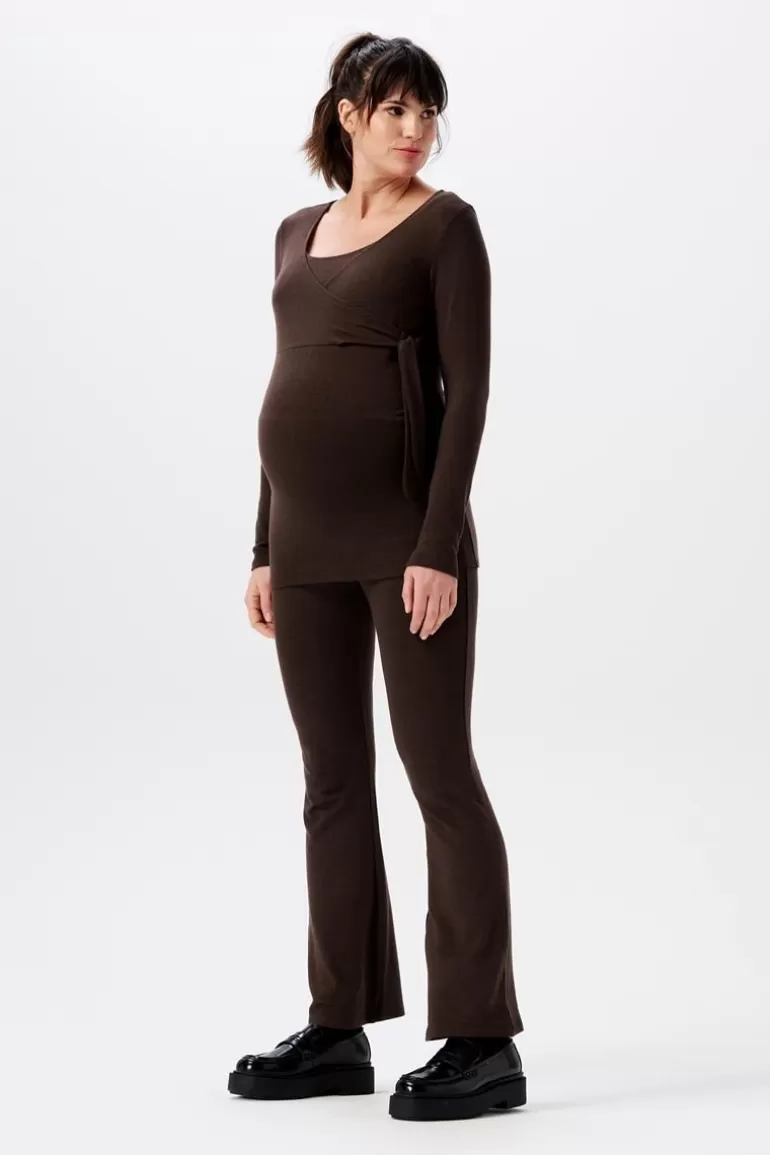 Sale Noppies Pantalon Casual Flared Luci - Coffee Bean