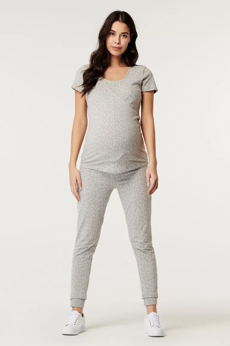 New Noppies Pyjama D'allaitement - Light Grey melange