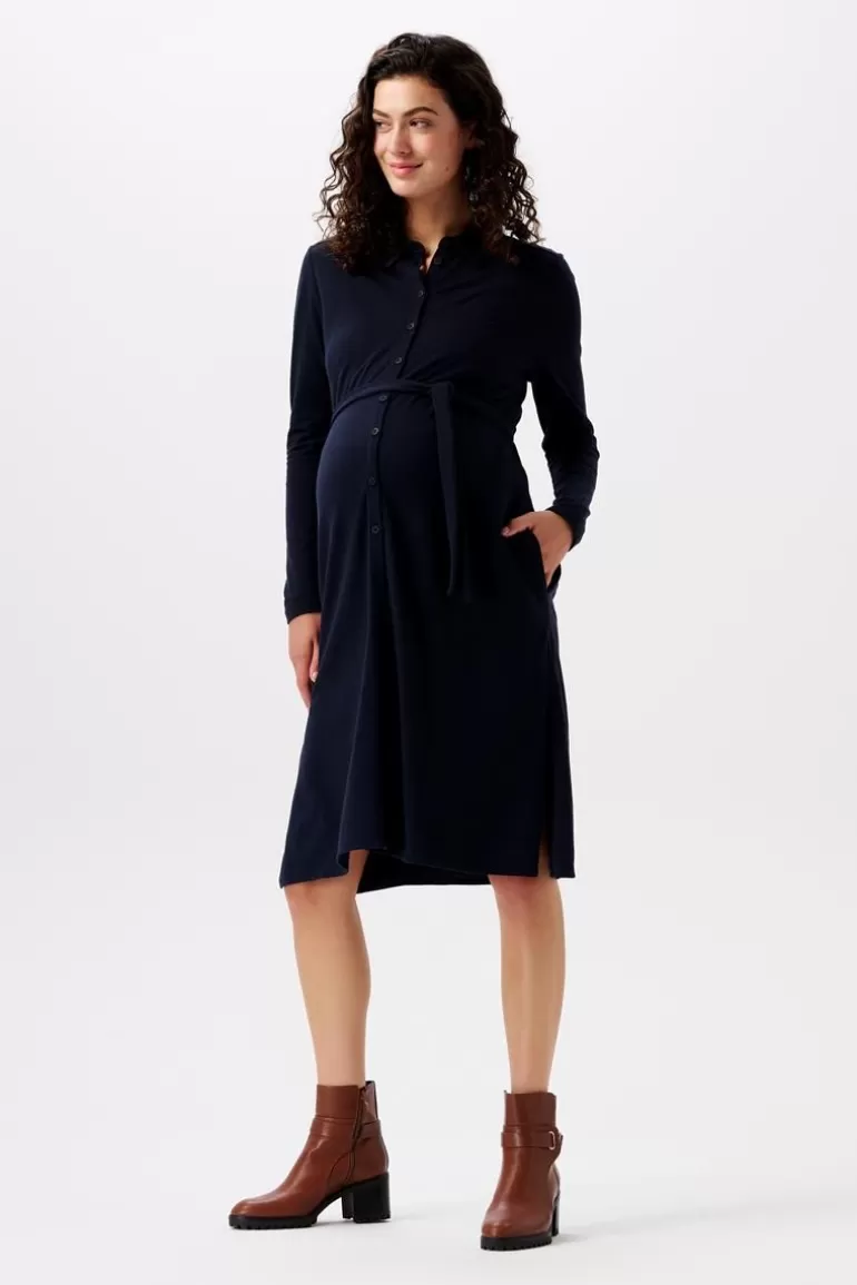 Shop Noppies Robe D'allaitement - Night Sky Blue