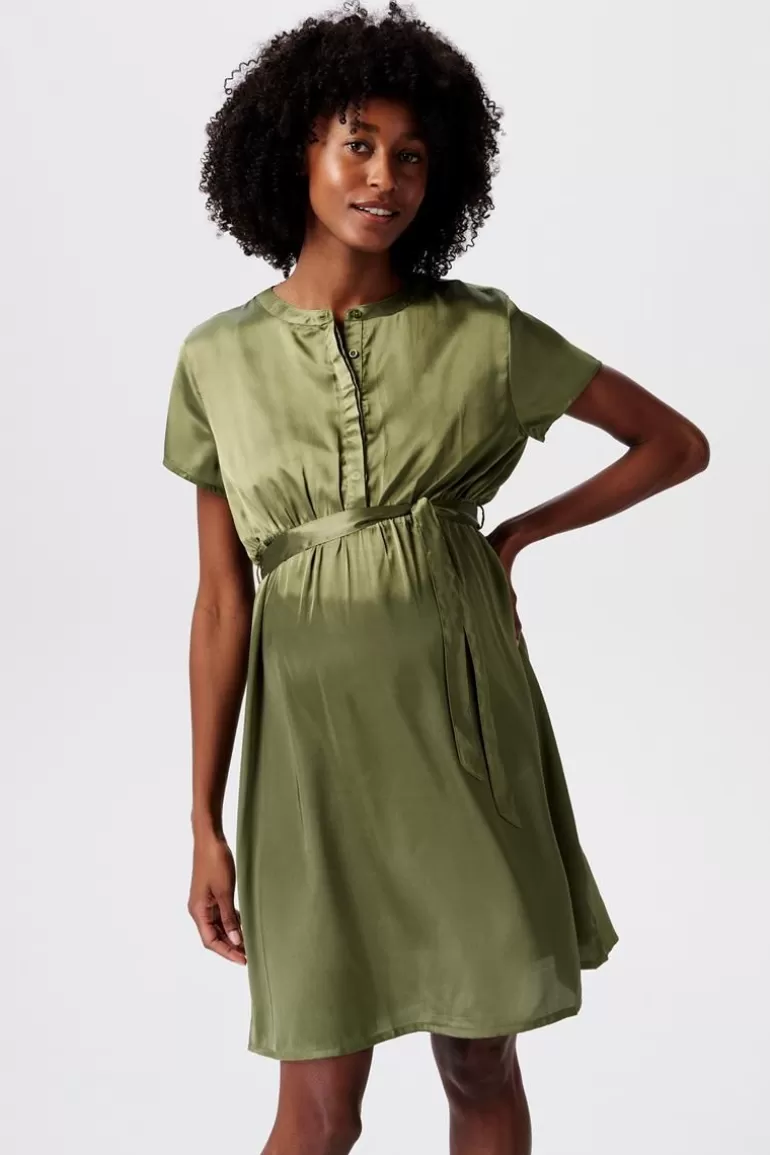 Online Noppies Robe D'allaitement - Olive Green