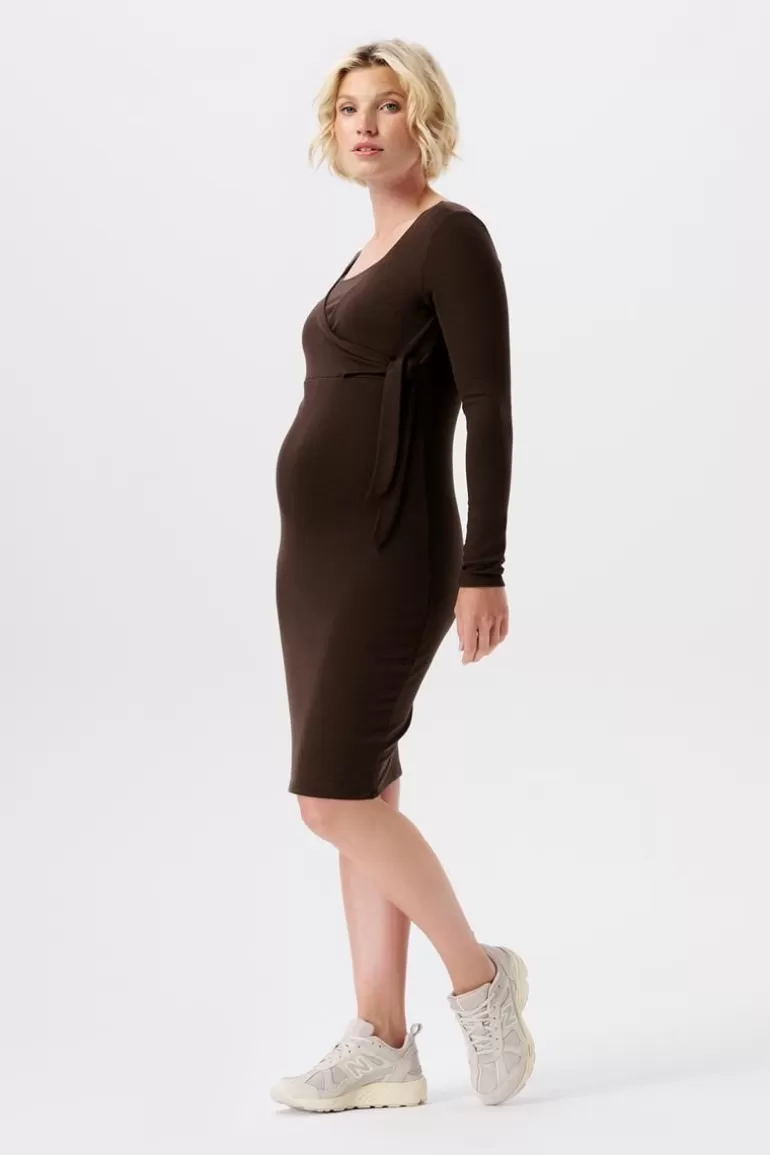 Sale Noppies Robe D'allaitement Asa - Coffee Bean