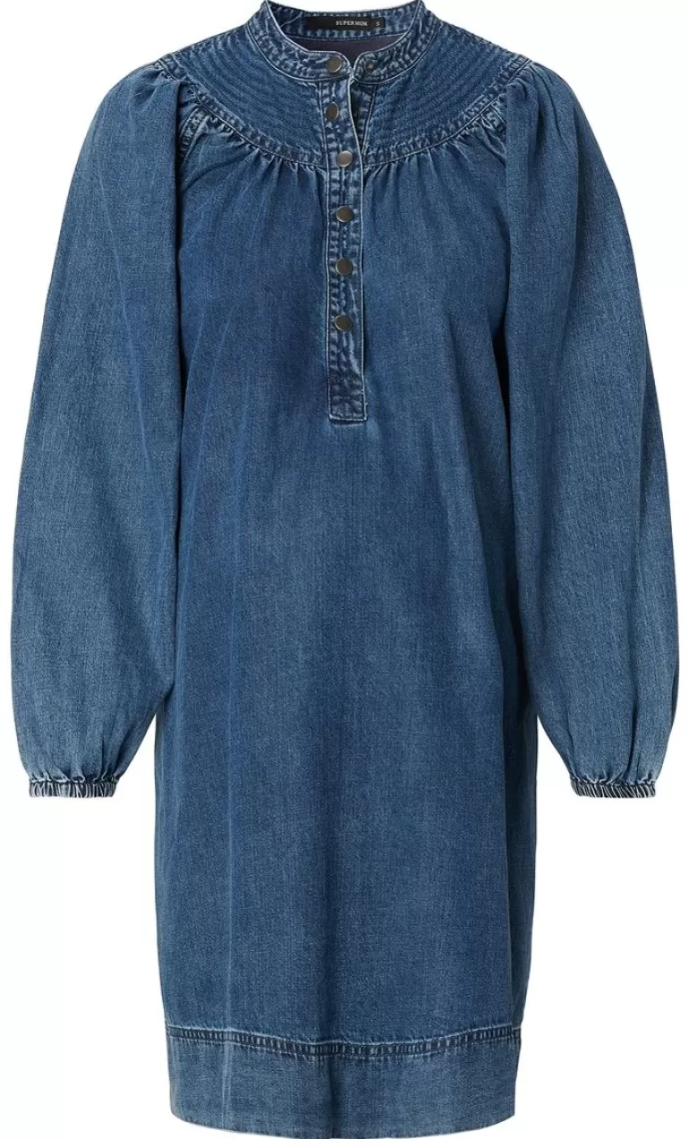 Discount Noppies Robe D'allaitement Bowes - Blue Denim