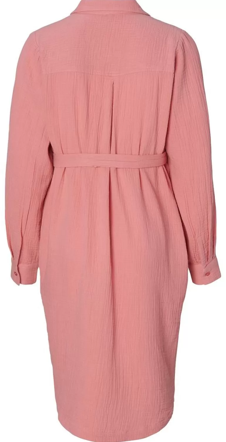 Sale Noppies Robe D'allaitement Epworth - Dusty Rose