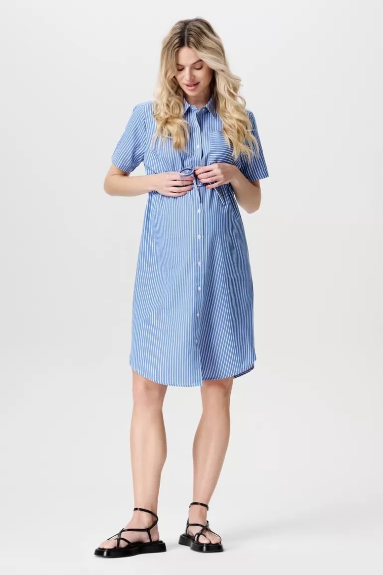 Shop Noppies Robe D'allaitement Jaeda - Cornflower