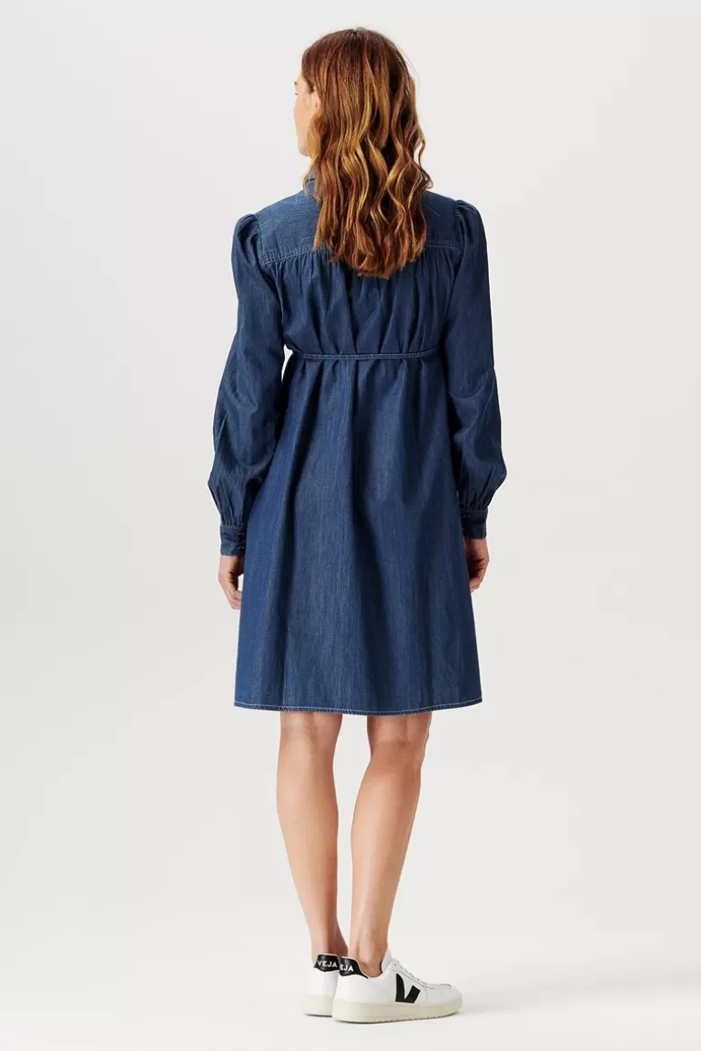 Shop Noppies Robe D'allaitement Oberlin - Vintage Blue