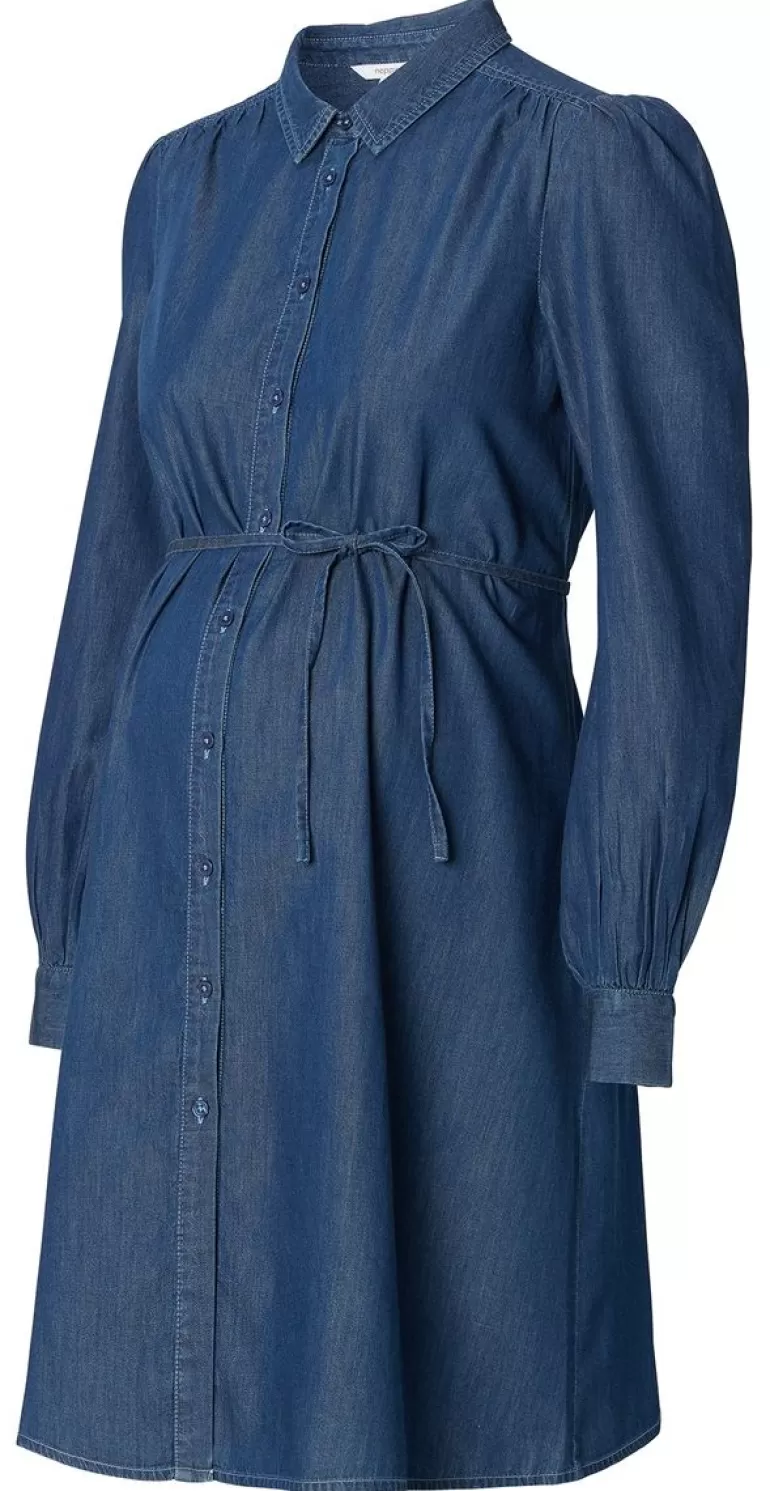 Shop Noppies Robe D'allaitement Oberlin - Vintage Blue