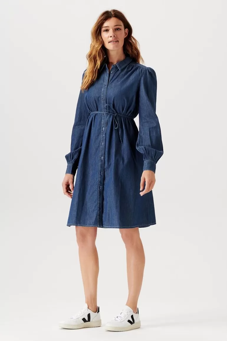 Shop Noppies Robe D'allaitement Oberlin - Vintage Blue