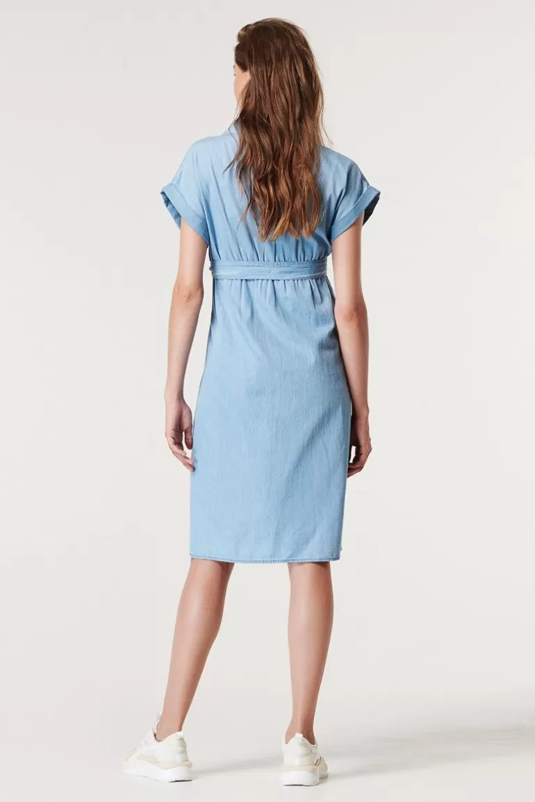 Outlet Noppies Robe D'allaitement Tencel - Light Blue