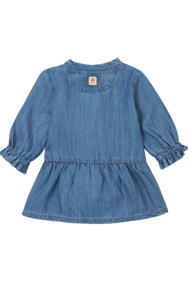 Discount Noppies Robe Felines - Medium Blue Denim