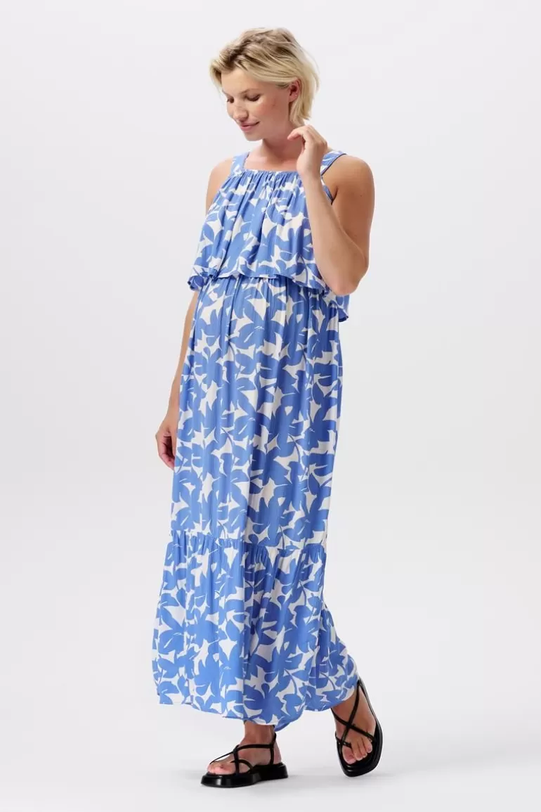 Online Noppies Robe Longue D'allaitement Han - Cornflower Big Flower