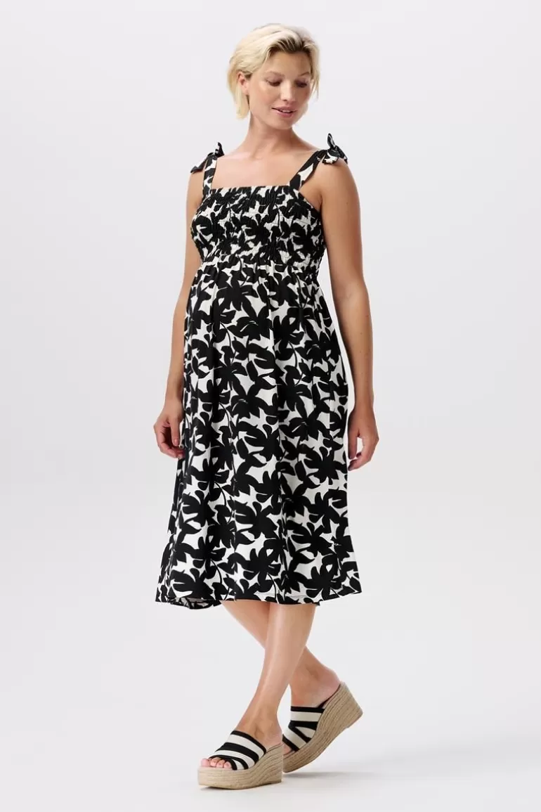 Store Noppies Robe Nia - Black Big Flower