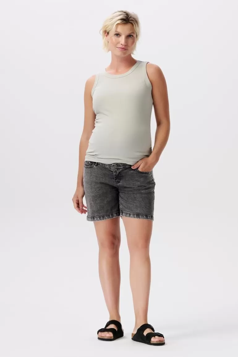 Best Sale Noppies Short En Jean Jamie - Grey Denim