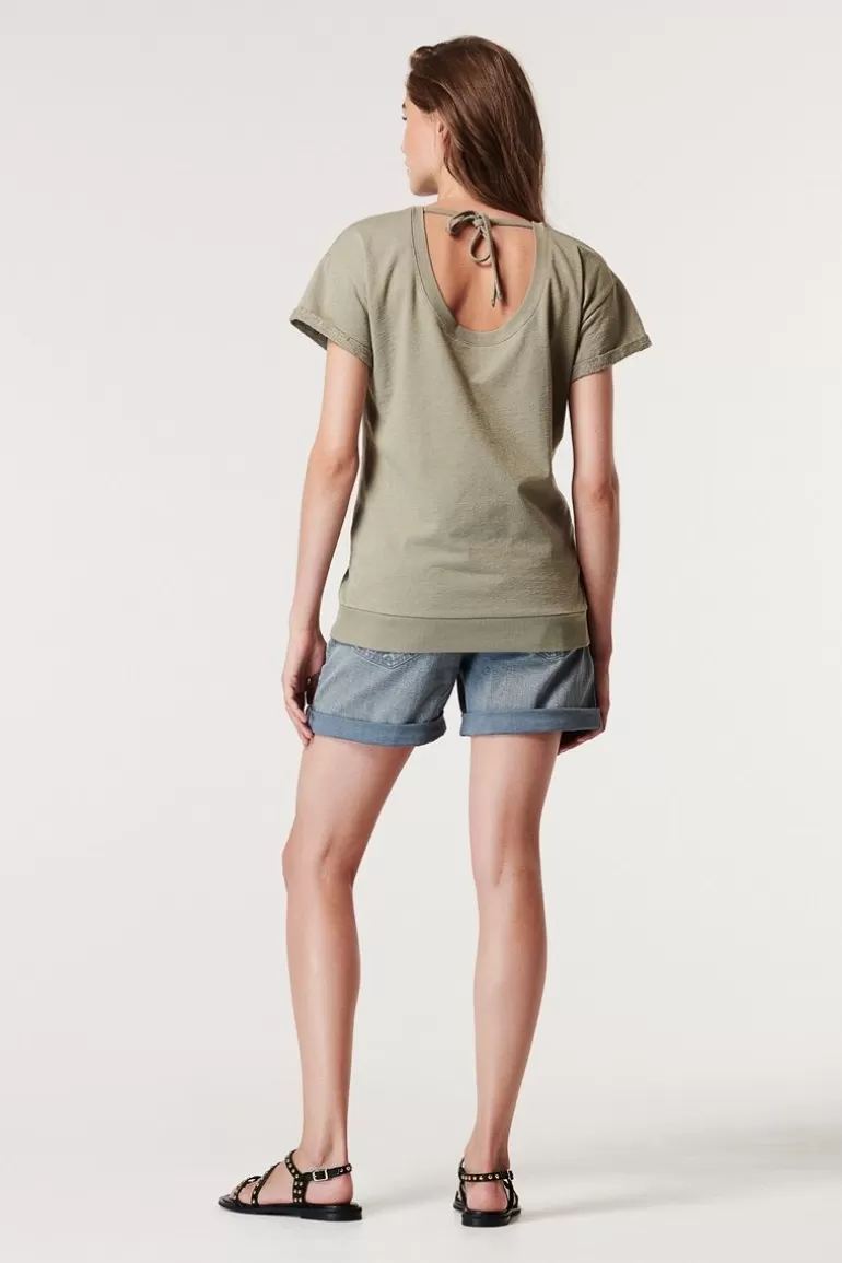 Online Noppies Short En Jean Light Grey - Light Aged Grey