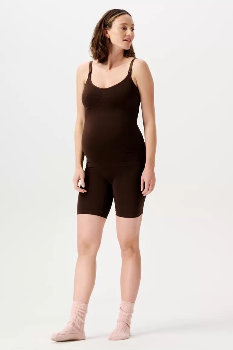 Clearance Noppies Short Sans Couture Niru Sensil® Breeze - Coffee Bean