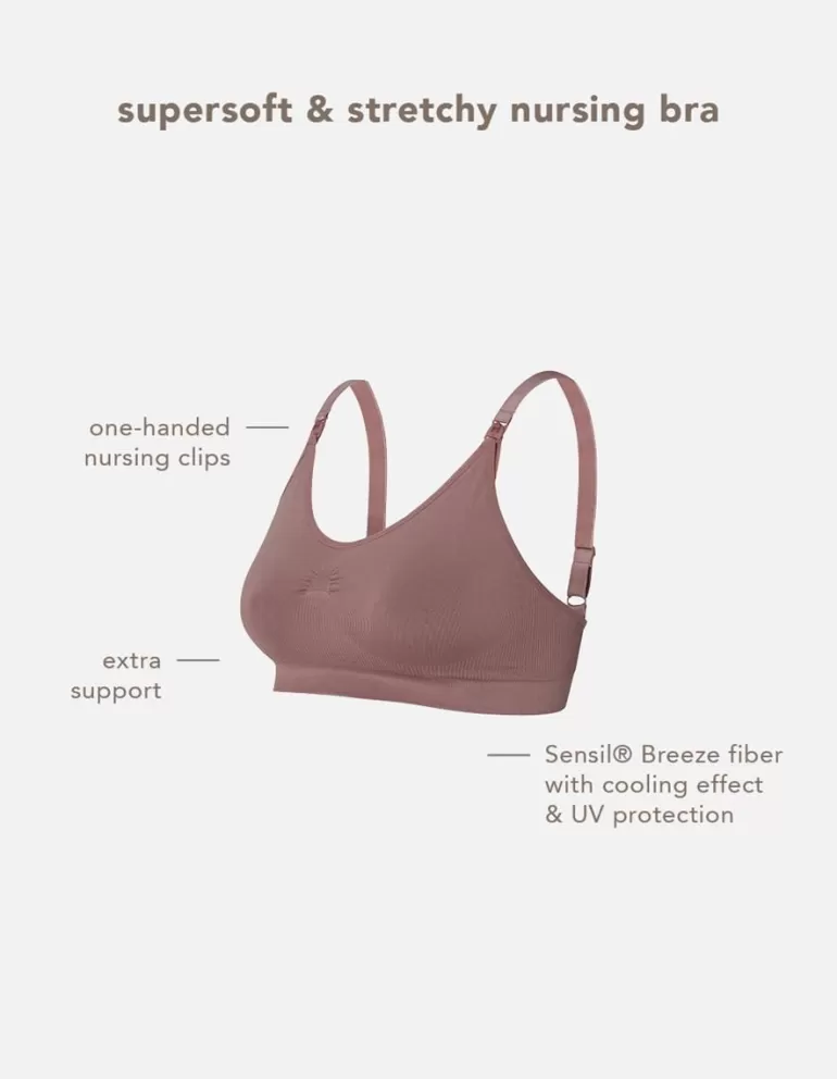 Fashion Noppies Soutien Gorge Allaitement Sans Couture Hura Sensil® Breeze - Deep Taupe