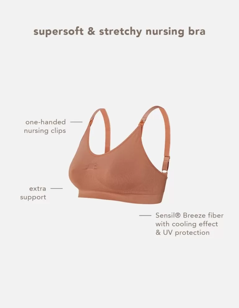 New Noppies Soutien Gorge Allaitement Sans Couture Hura Sensil® Breeze - Hazel