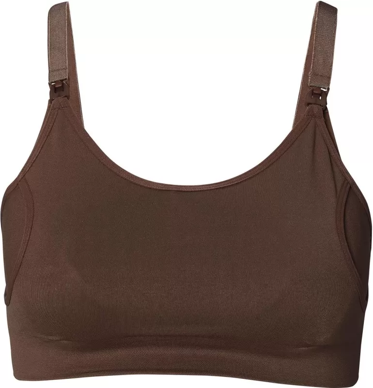 Flash Sale Noppies Soutien Gorge Allaitement Sans Couture Pumping Mae Sensil® Breeze - Coffee Bean