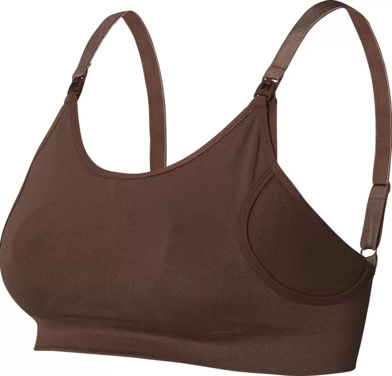 Flash Sale Noppies Soutien Gorge Allaitement Sans Couture Pumping Mae Sensil® Breeze - Coffee Bean