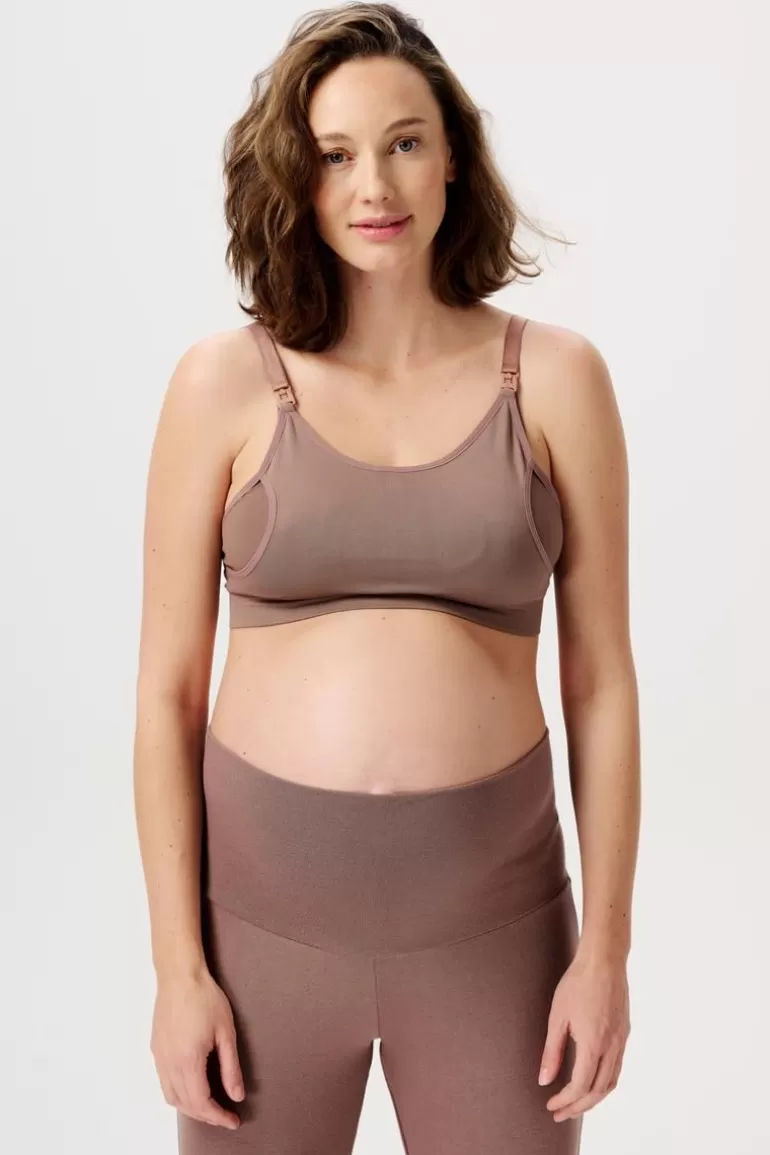 Sale Noppies Soutien Gorge Allaitement Sans Couture Pumping Mae Sensil® Breeze - Deep Taupe