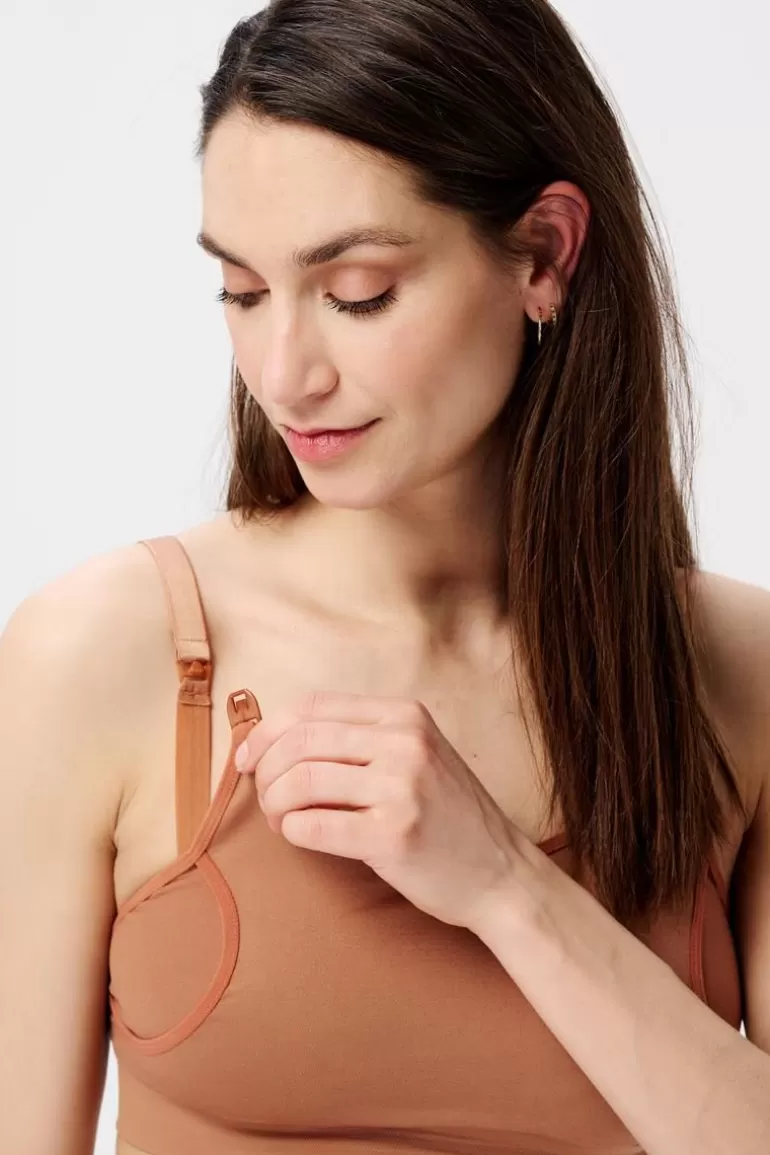 Shop Noppies Soutien Gorge Allaitement Sans Couture Pumping Mae Sensil® Breeze - Hazel