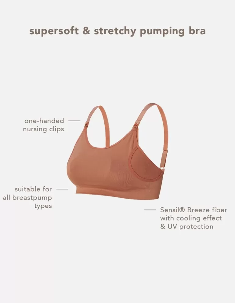 Shop Noppies Soutien Gorge Allaitement Sans Couture Pumping Mae Sensil® Breeze - Hazel