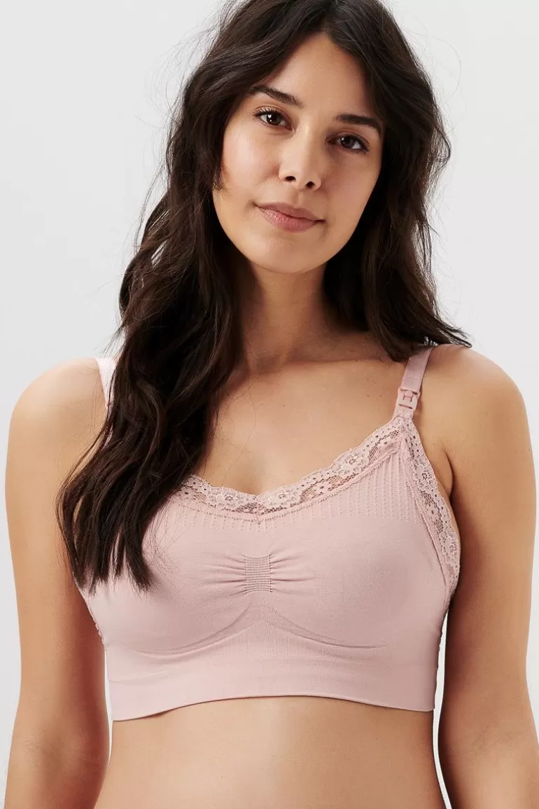 Outlet Noppies Soutien Gorge Allaitement Sans Couture Seamless Nursing Bra Lace - Pale Mauve