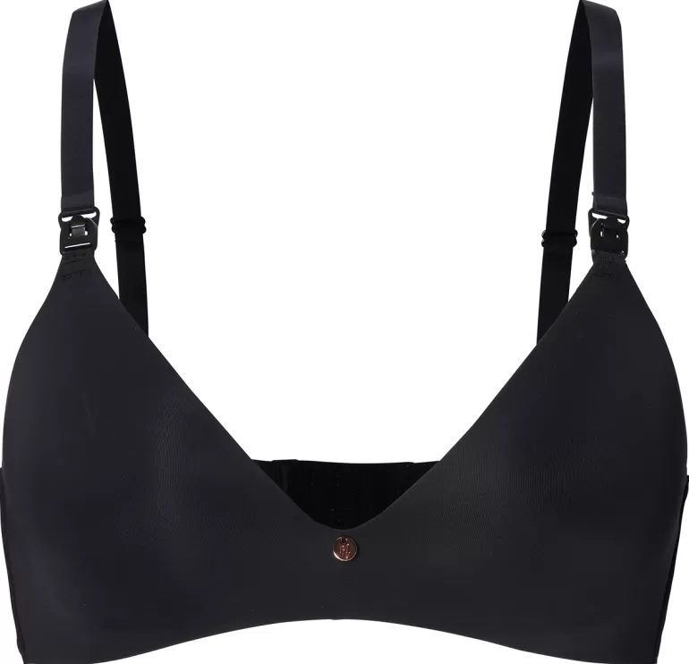 Fashion Noppies Soutien Gorge Allaitement Sans Couture Wireless Micro Nursing Bra - Black