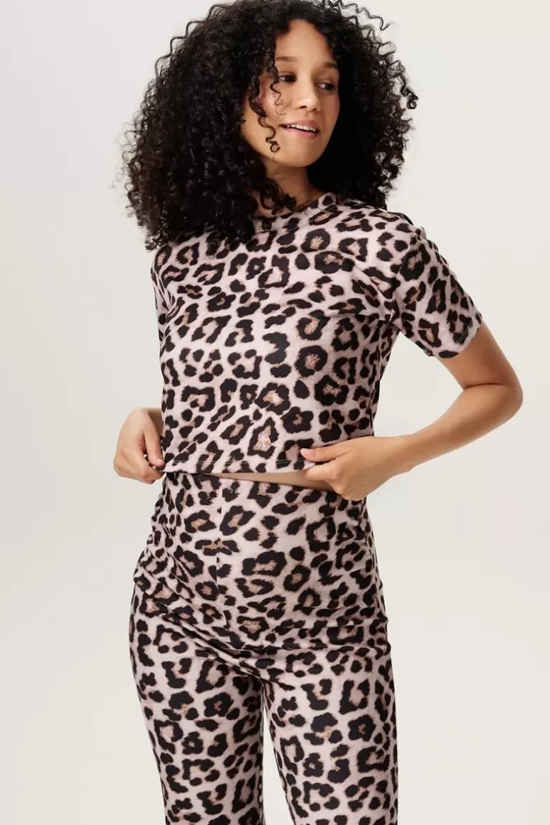 Clearance Noppies Top D'allaitement Lola - Leopard Print