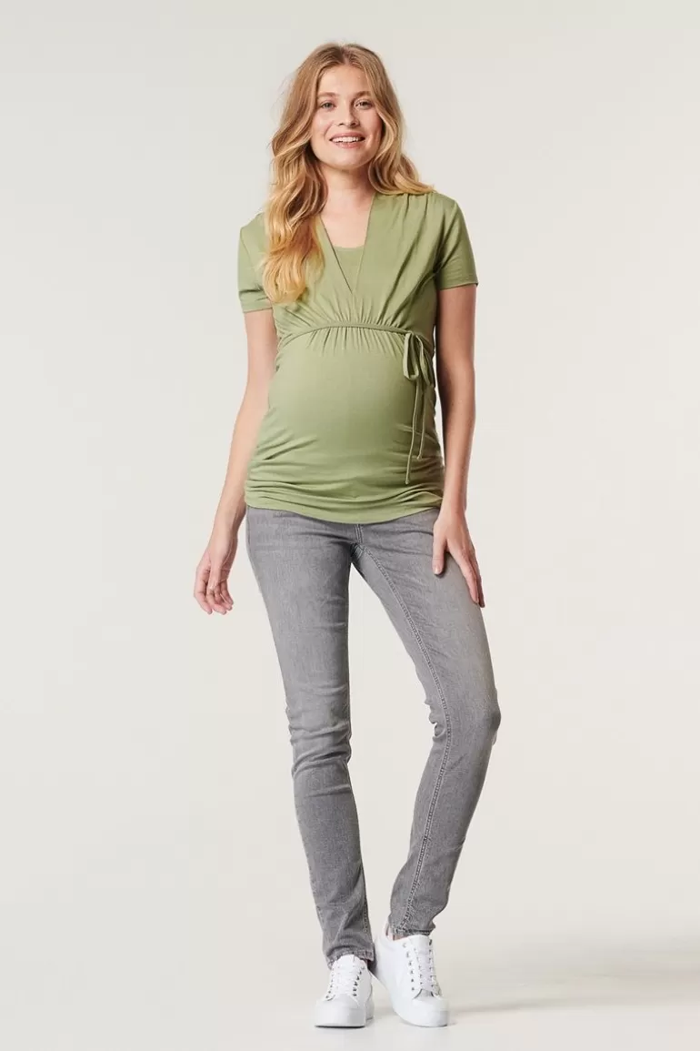 Flash Sale Noppies T-shirt D'allaitement - Real Olive