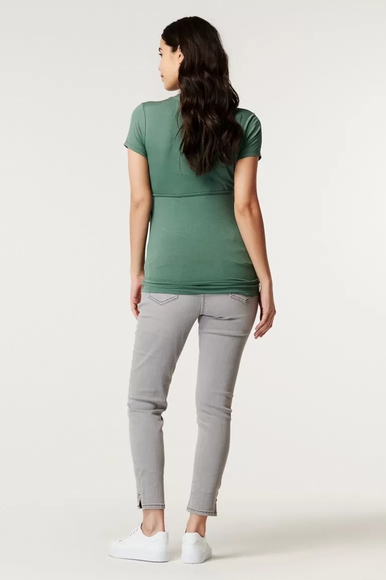 Shop Noppies T-shirt D'allaitement - Vinyard Green