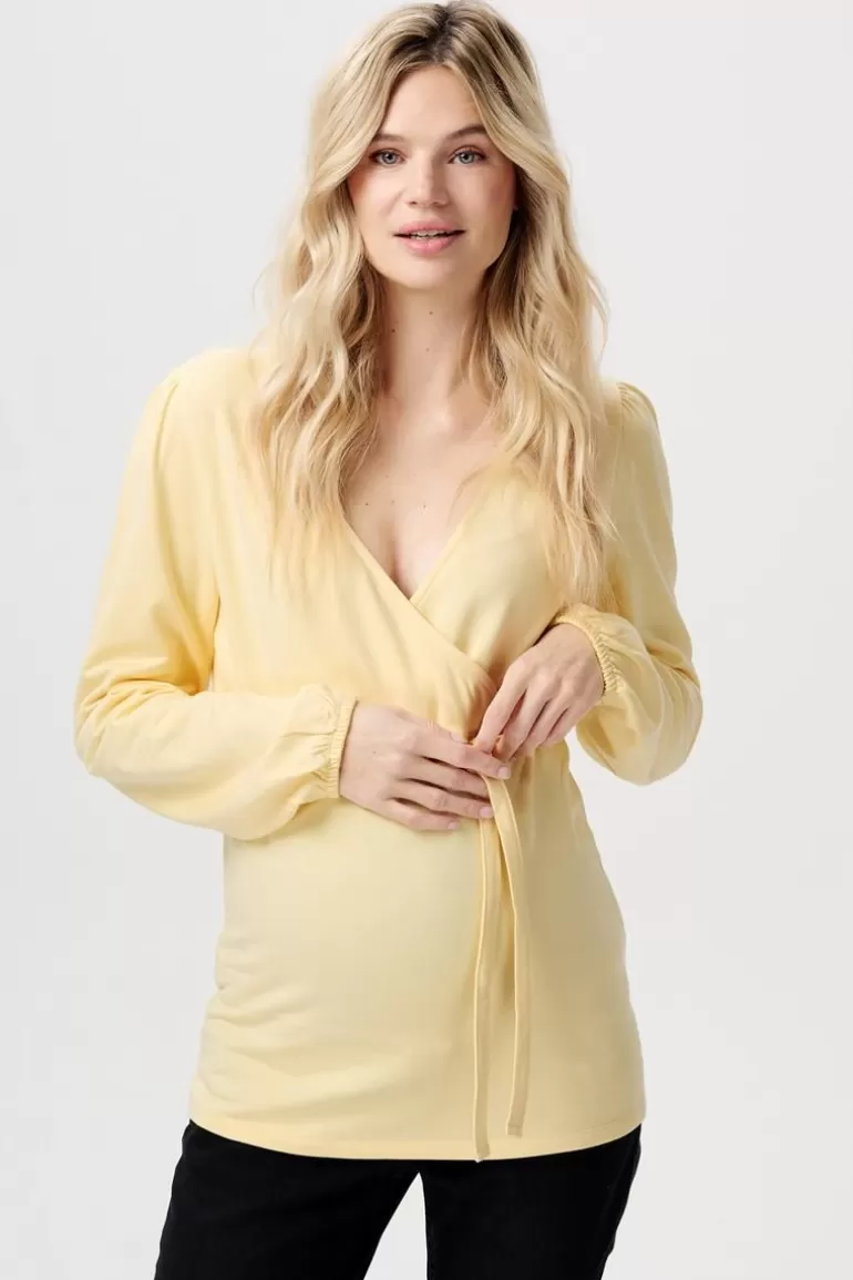 Outlet Noppies T-shirt D'allaitement Keet - Light Yellow