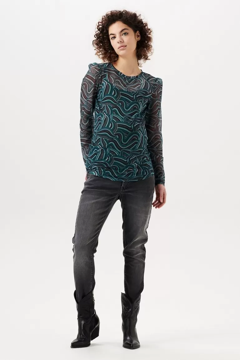 Sale Noppies T-shirt Manches Longues Devine - Deep Teal