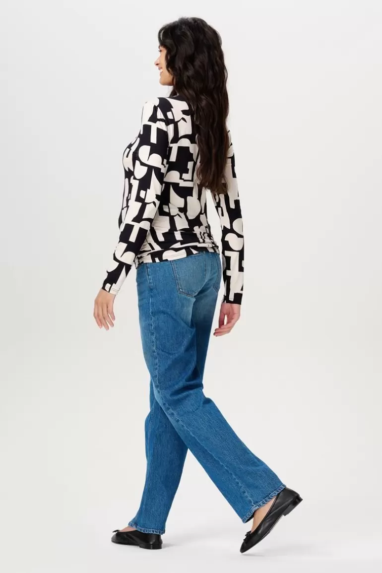 Online Noppies T-shirt Manches Longues Eura - Monochrome All Over Print